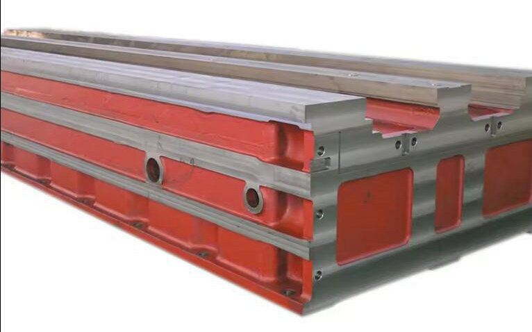 Lathe machine bed castings